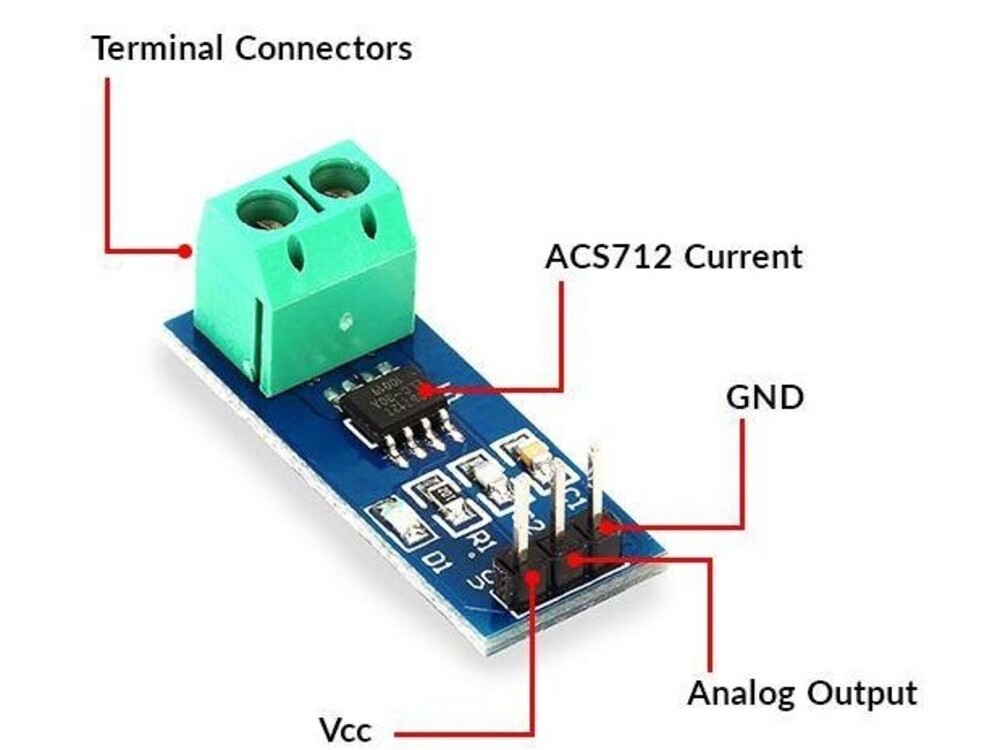 How To Measure Current Using Acs712 Current Sensor And Arduino